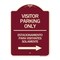 Signmission Bilingual Reserved Parking Visitor Parking Only Estacionamiento Para Visitantes, A-DES-BU-1824-24302 A-DES-BU-1824-24302 - alternate 1